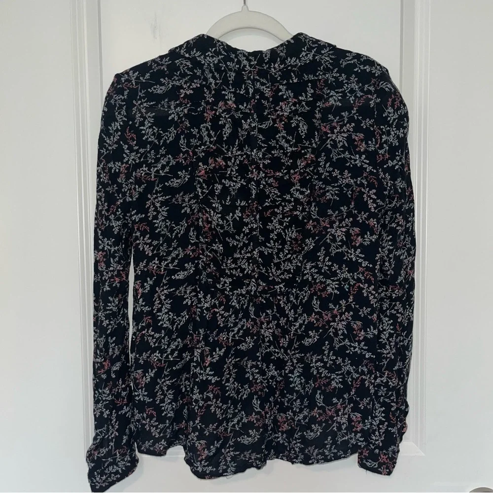 Maeve Floral Blouse Size 4 - Picture 3 of 5